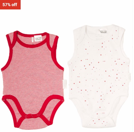 57% OFF Pure Baby 2 Pack Bodysuit $14.99 (RRP$34.95)