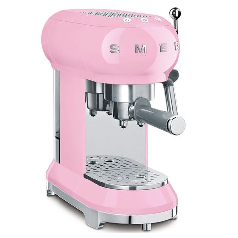 Smeg 50’s Retro Espresso Coffee Machine ECF01 Pink $399.00