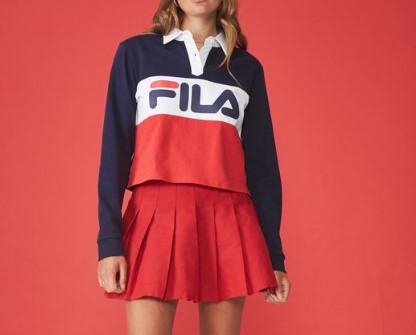 Fila Lcn Long Sleeve Polo Top $49.95