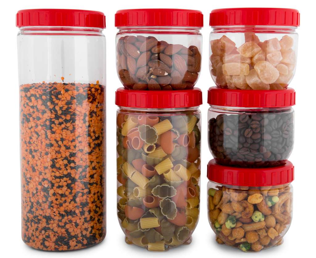 Gourmet Kitchen Storage Jar 6-Pack $9.99