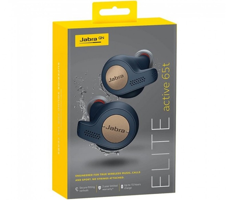 Jabra Elite Active 65t True Wireless Copper Blue, True Wireless Earbuds for Calls $269.00