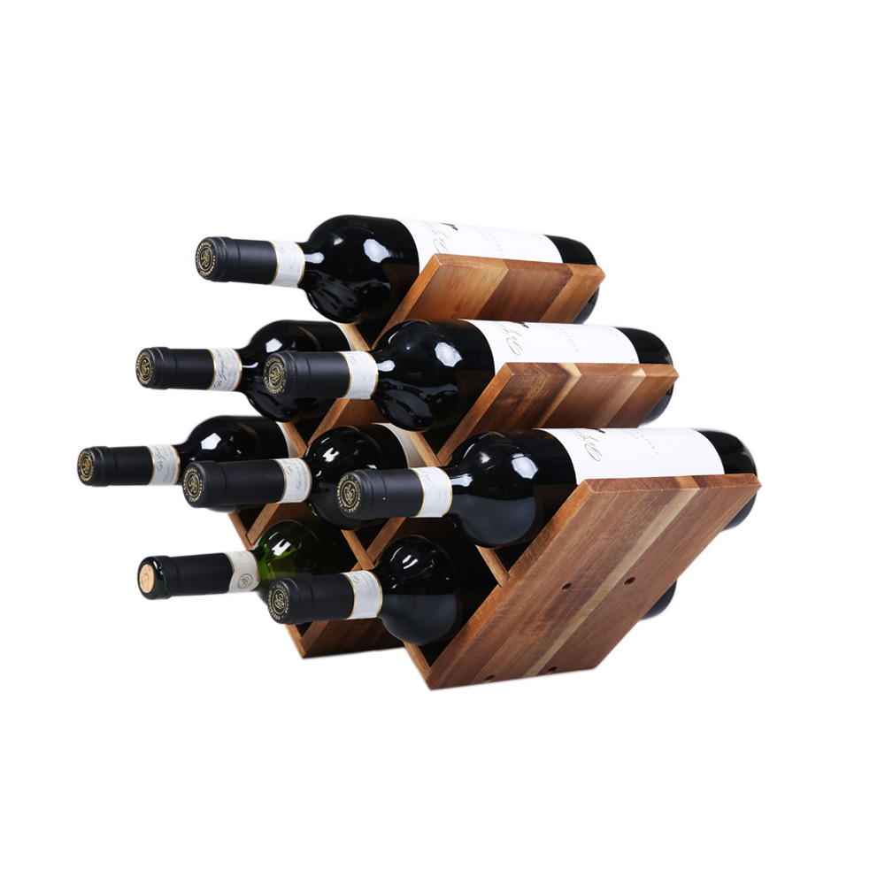 8 Bottle Acacia Wood Wine Rack $69.95 (RRP$129.95)