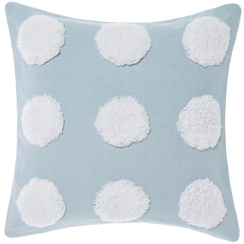 Blue & White Haze Cotton Cushion by Linen House $34.95