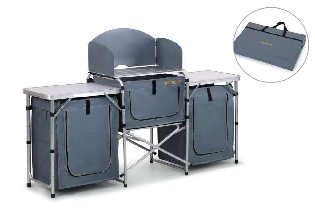 Komodo Deluxe Foldable Camping Kitchen $109