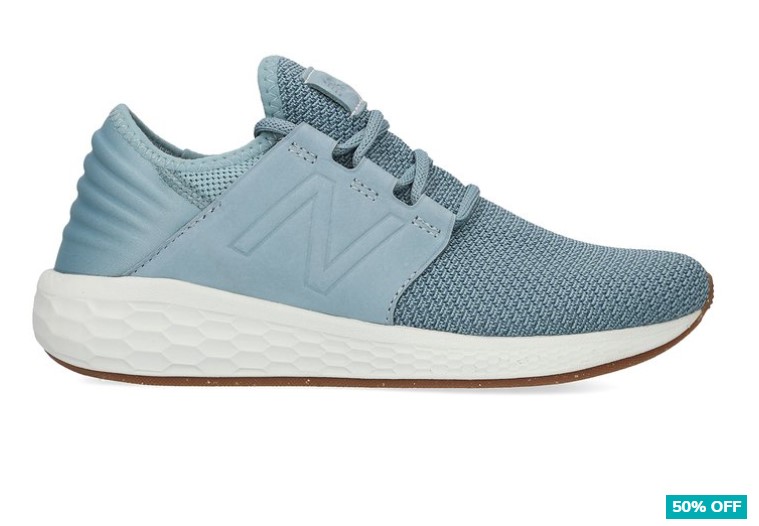 50% OFF New Balance Women’s Fresh Foam Cruz v2 Nubuck Shoe – Smoke Blue/Light Petrol $69.99 (Don’t pay $140)