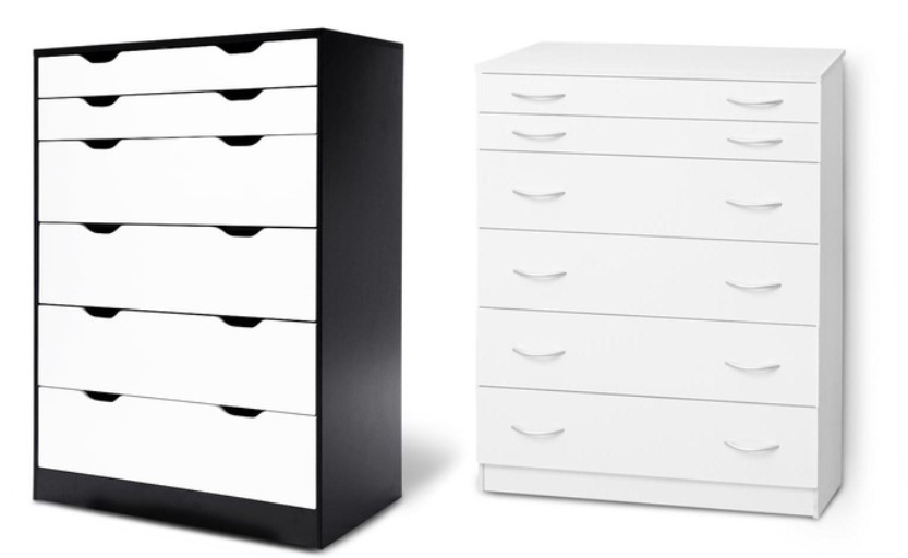 $199 for a Chest of Drawers Tallboy Dresser Cabinet Storage Organiser in a Choice of Colour