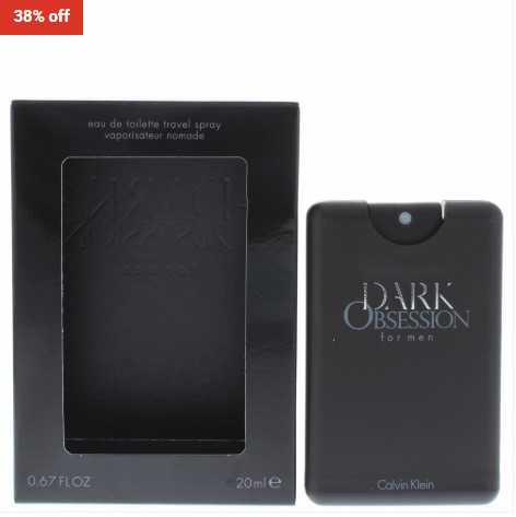 38% OFF Calvin Klein Mens Obsession Dark M Eau De Toilette 20ml $11.80 (RRP$19)