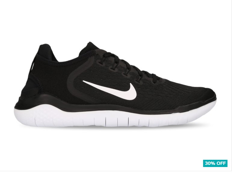 30% OFF Nike Men’s Free RN 2018 Shoe – Black/White $119 (Don’t pay $170)