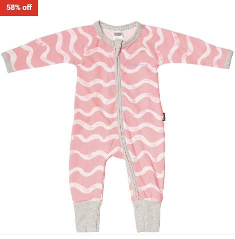 58% OFF Bonds Zip Wondersuit Summer Wave $10.50 (RRP$24.95)