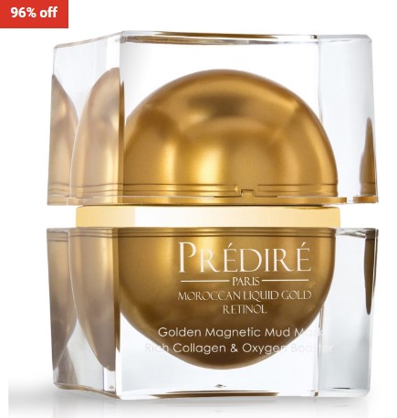 96% OFF Predire Paris Moroccan Liquid Gold Golden Magnetic Mud Mask Collagen & Oxygen Booster 1.7oz/50ml $50 (RRP$1333)