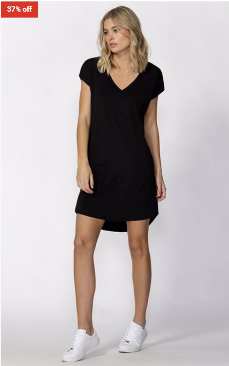 37% OFF Betty Basics Ava Dress Blk $21.95 (RRP$34.95)