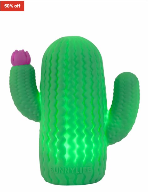 50% OFF Sunnylife Cactus S.Touch Night Light $10 (RRP$19.95)