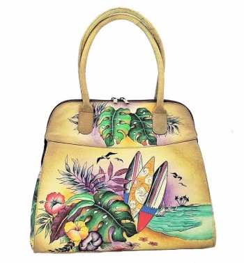74% OFF Biacci Couture Biacci Couture Leather Hand Painted Handbags $145 (RRP$554 )