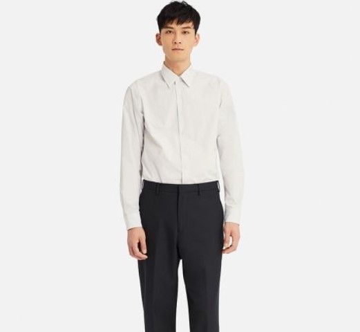 MEN Uniqlo U Broadcloth Long Sleeve Shirt AU$49.90