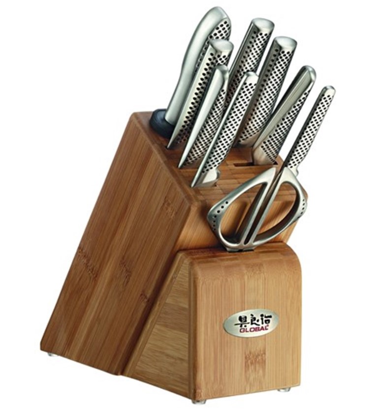 Global Takashi Knife Block 10 Piece $599.95 (RRP $1349.00)