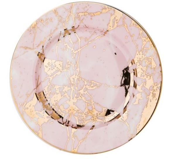 Cristina Re Crystalline Side Plate Rose Quartz $16.00