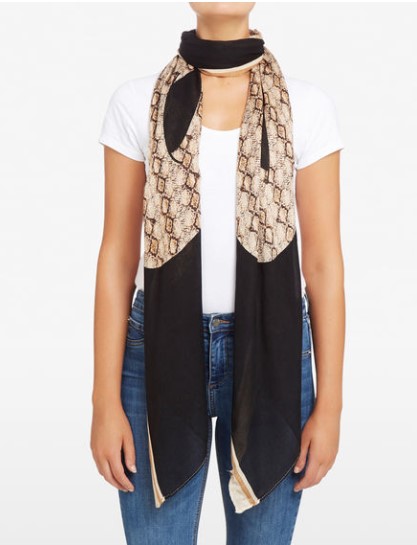 WILD WEST SNAKE SCARF $49.95