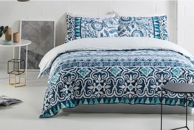 Onkaparinga Naraha Quilt Cover Set (Queen) $79 (RRP$199.95)