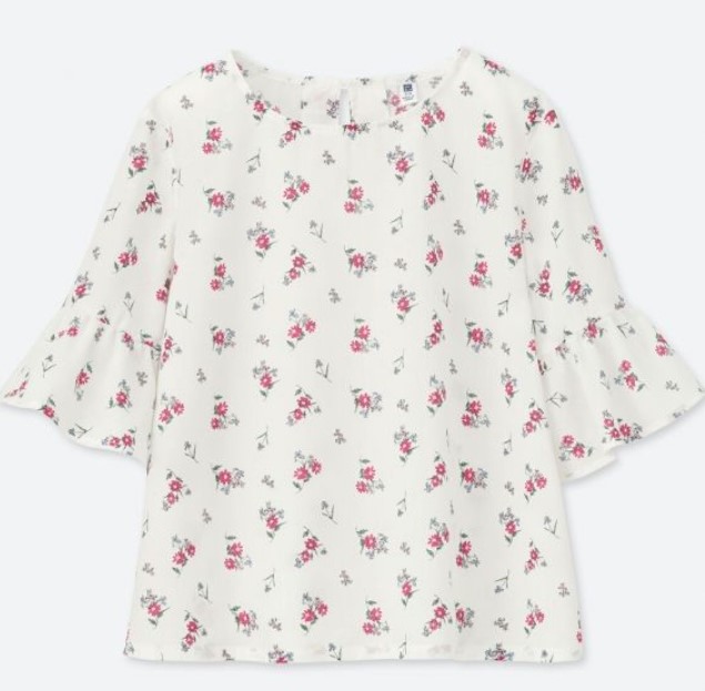 GIRLS Printed Frill Short Sleeve Blouse AU$9.90 (RRP AU$19.90)