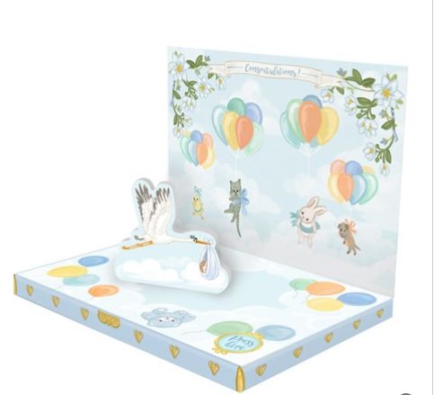 Music Box Cards It’s A Boy New Baby Music Box Card $16.00