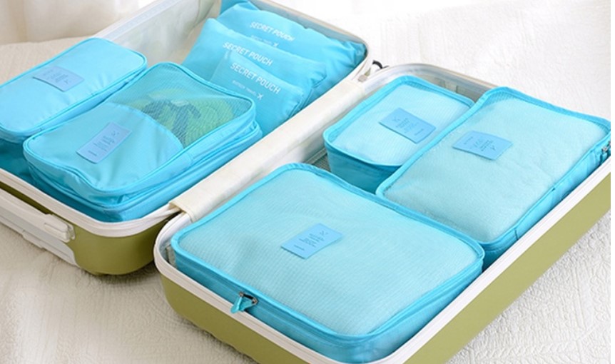 Six-Piece Travel Organiser Set: One ($16) or Two ($26)