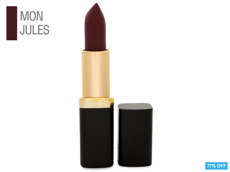 77% OFF L’Oréal Color Riche Matte Lipstick – #430 Mon Jules $4.99 (Don’t pay $21.95)