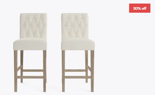 20% OFF Espen® Bar Stool Set of 2 $319 (RRP$399)