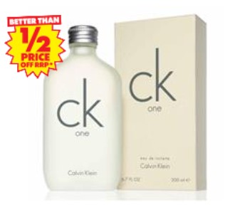 Calvin Klein CK One 200ml Eau de Toilette Spray $29.99 (Don’t Pay RRP: $89.00)