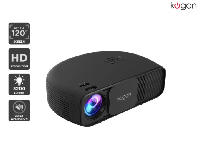 36% OFF Kogan 3200 Lumens HD Projector $229 (Was $359)