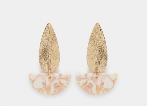 Mixed Resin Stud Earring $16.95