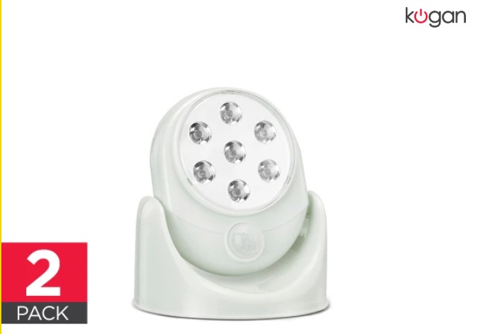 Kogan Motion Activated Cordless Light (2 Pack) $12