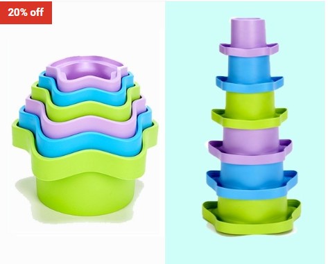 20% OFF Green Toys Green Toys – Stacking Cups Set Of 6 $21.56 (RRP$26.95)