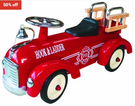 50% OFF Vintage Ride Ons Fire Engine Speedster $99 (RRP$199)