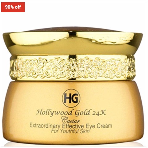 90% OFF Hollywood Gold 24k 24k Extraordinary Effective Eye Cream 1.7oz/50ml $35 (RRP$363)