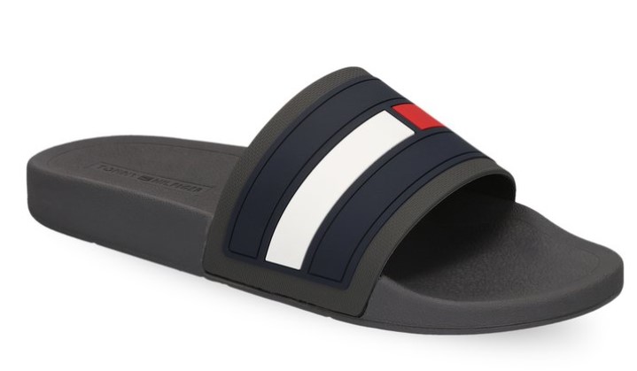 Tommy Hilfiger Men’s Elwood Slide Sandal – Grey $49.99