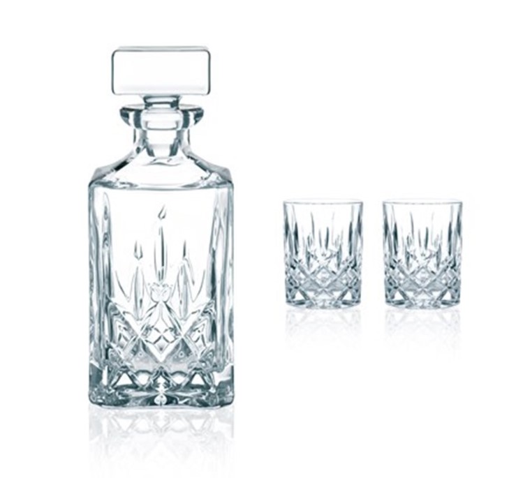 Nachtmann Noblesse Whisky Carafe & Tumber Set 3 Clear $116.99 (RRP $239.95)