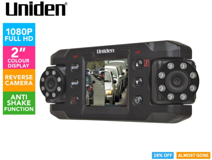 28% OFF Uniden iGO 820 Dash Cam w/ Night Vision $119 (Don’t pay $167)