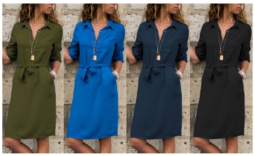 Collared Shirt Dress: One ($15) or Two ($27)