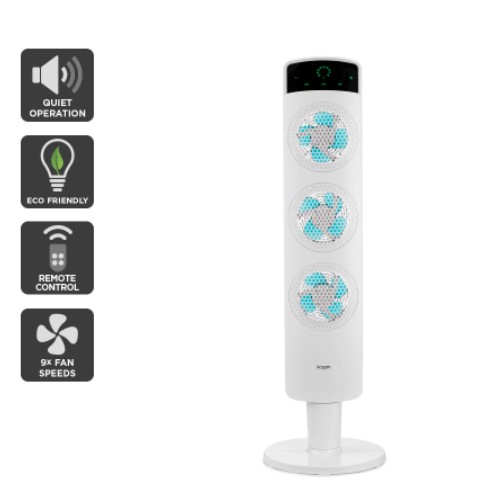 33% OFF Kogan ClearCool Tri-Fan Tower $99 (Was $149)