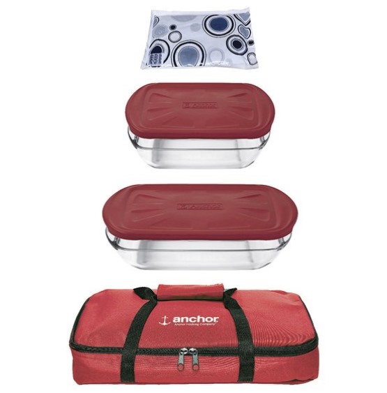 Anchor 6-Piece Bake N Take Set – Red $39.99