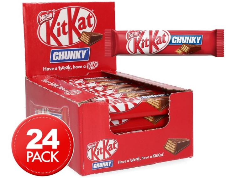 24 x Nestlé KitKat Chunky Bars 40g $19.99