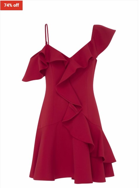 74% OFF Rodeo Show Red Marilyne Dress $65 (RRP$249)