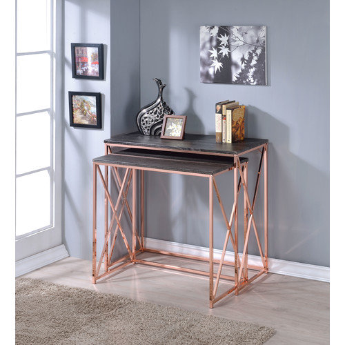 Audrey Nesting Console Desk Table (Set of 2) $149.00 (RRP$439.00)