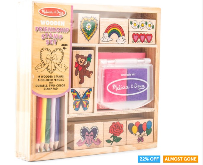 Melissa & Doug Friendship Stamp Set $19.99 (Don’t pay $25.75)