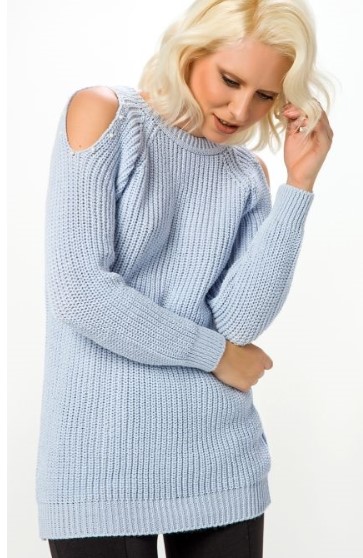 64% OFF Lafaba Women’s Sweater Light Blue $45 (RRP$124)