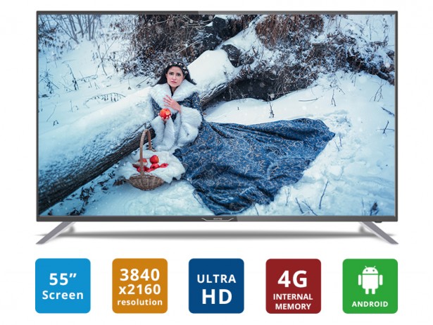55″ ULTRA HD LED LCD SMART TV (REFURBISHED) $429
