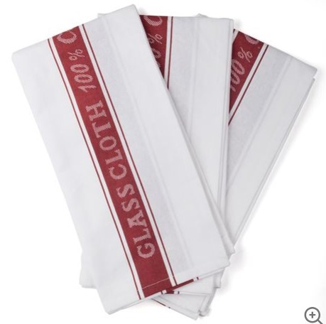 Rans Glass Cloth Set Red 3pce $8.00 (RRP:$20.00)