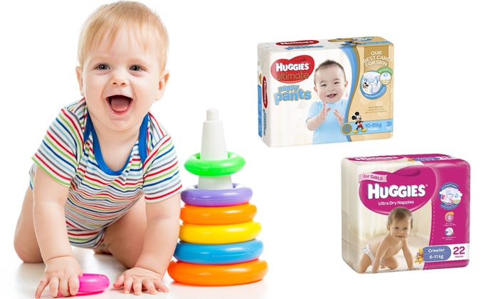 $29 for 88 Huggies Ultra Dry Crawler Nappies or $49 for 124 Huggies Toddler Nappy Pants (Don’t Pay up to $120.74)