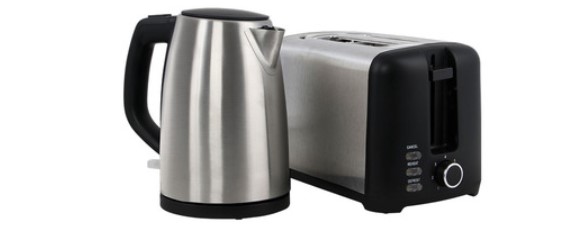 SMITH & NOBEL Toaster And Kettle Pack Stainless Steel NOW: $49.95 (REG: $99.95)