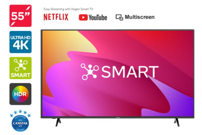PROMO PRICE Kogan 55″ Smart HDR 4K LED TV (Series 8 LU8010) $549 + Delivery (Beat the price rise to $629)